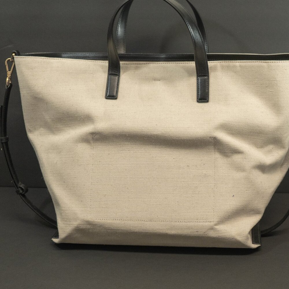 Jil Sander Wander Square Tote Bag Minimal Luxury Zipped Top Handle Large Purse - Picture 3 of 16